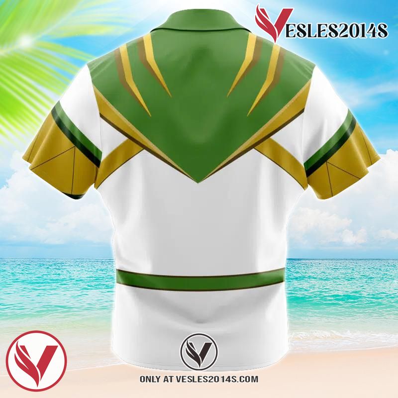 Lord Drakkon Mighty Morphin Power Rangers Hawaiian Button Up Shirt, Perfect Gifts For Anime Lovers - Vesles2014S 1
