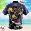 Lord of the Rings Starry Night Hawaiian Button Up Shirt, Perfect Gifts For Anime Lovers - Vesles2014S