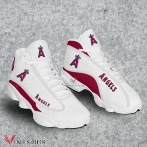 Los Angeles Angels Logo Air Jordan 13 Shoes, Best Sneaker Gifts For Fans - Vesles2014s