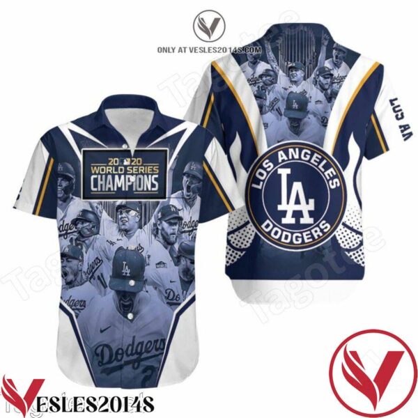 Los Angeles Dodgers 2020 World Series Champions Baseball Hawaiian Shirt, Unique Gifts For Friends - Vesles2014S 1