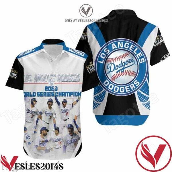 Los Angeles Dodgers 2020 World Series Champions Hawaiian Shirt, Unique Gifts For Friends - Vesles2014S 1