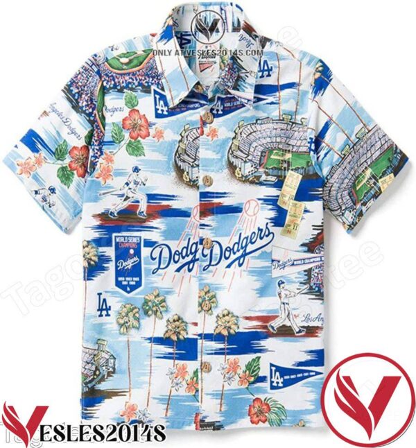 Los Angeles Dodgers 3d Hawaiian Shirt, Unique Gifts For Friends - Vesles2014S 1