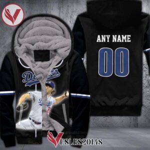 Los Angeles Dodgers Clayton Kershaw 22 Black Personalized 3D Fleece Hoodie, Best Outfit For Fans Sport - Vesles2014S 1
