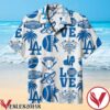 Los Angeles Dodgers Love Tone On Tone Blue White Hawaiian Shirt, Unique Gifts For Friends - Vesles2014S 1