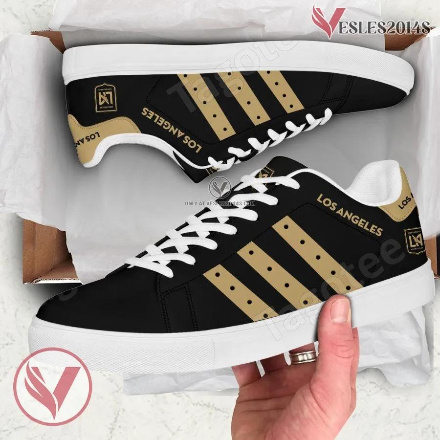Los Angeles FC Print Stan Smith Shoes, Best Sneaker For Fans - Vesles2014s 1