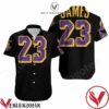 Los Angeles Lakers 23 Lebron James Black Hawaiian Shirt, Unique Gifts For Friends - Vesles2014S 1