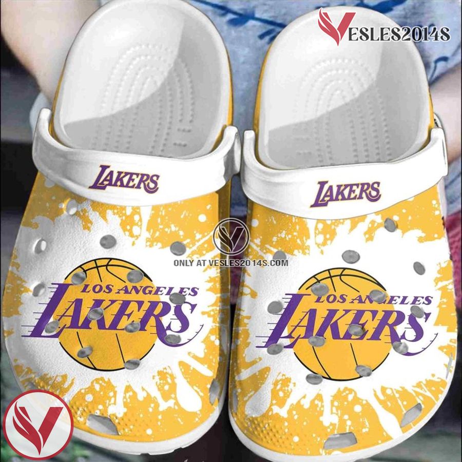Los Angeles Lakers Basketball Club Clogs Crocband Comfortable Crocs Shoes For Men Women, Unique Gift From Vesles2014S