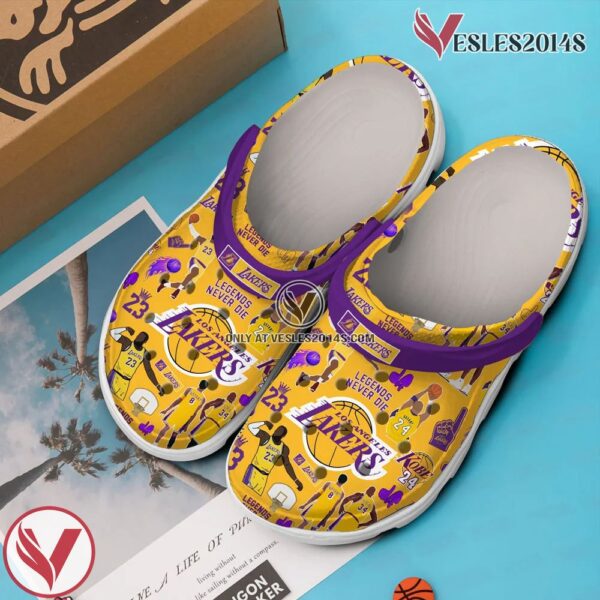 Los Angeles Lakers Basketball Club Clogs Crocband Comfortable Shoes Crocs For Men Women Kids, Unique Gift From  Vesles2014S 2