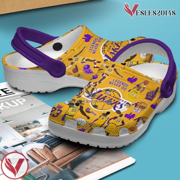 Los Angeles Lakers Basketball Club Clogs Crocband Comfortable Shoes Crocs For Men Women Kids, Unique Gift From  Vesles2014S 3