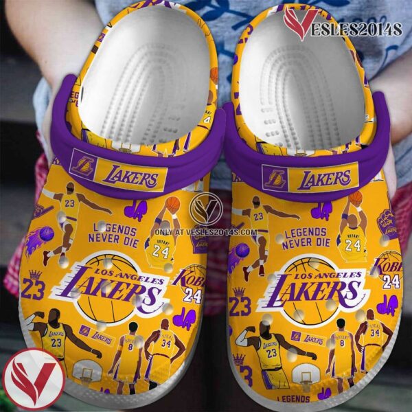 Los Angeles Lakers Basketball Club Clogs Crocband Comfortable Shoes Crocs For Men Women Kids, Unique Gift From  Vesles2014S