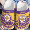 Los Angeles Lakers Basketball Club Clogs Crocband Comfortable Shoes Crocs For Men Women, Unique Gift From Vesles2014S