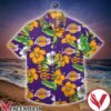 Los Angeles Lakers Hibiscus Flowers Purple Hawaiian Shirt, Unique Gifts For Friends - Vesles2014S 1
