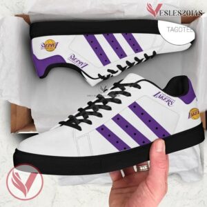 Los Angeles Lakers Logo Stan Smith Shoes For Men And Womens - Vesles2014s 1