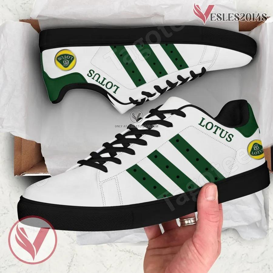 Lotus Logo Print Stan Smith Shoes, Unique Sneaker For Fans - Vesles2014s 1