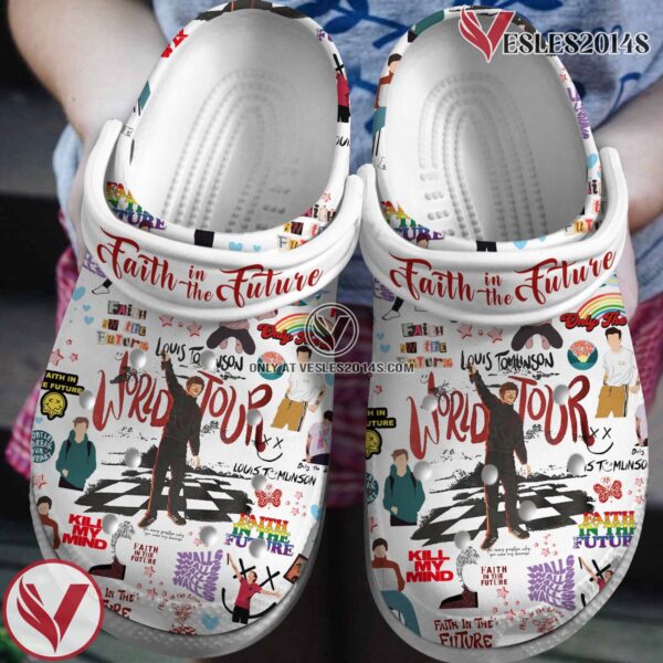Louis Tomlinson Music Crocs Crocband Clogs Shoes, Unique Gifts For Fans Style 3 - Vesles2014S