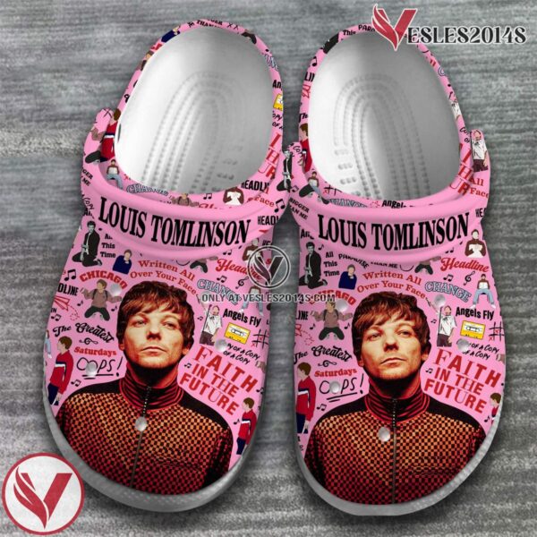 Louis Tomlinson Singer Music Crocs Crocband Clogs Shoes, Unique Gifts For Fans Style 1 - Vesles2014S 2