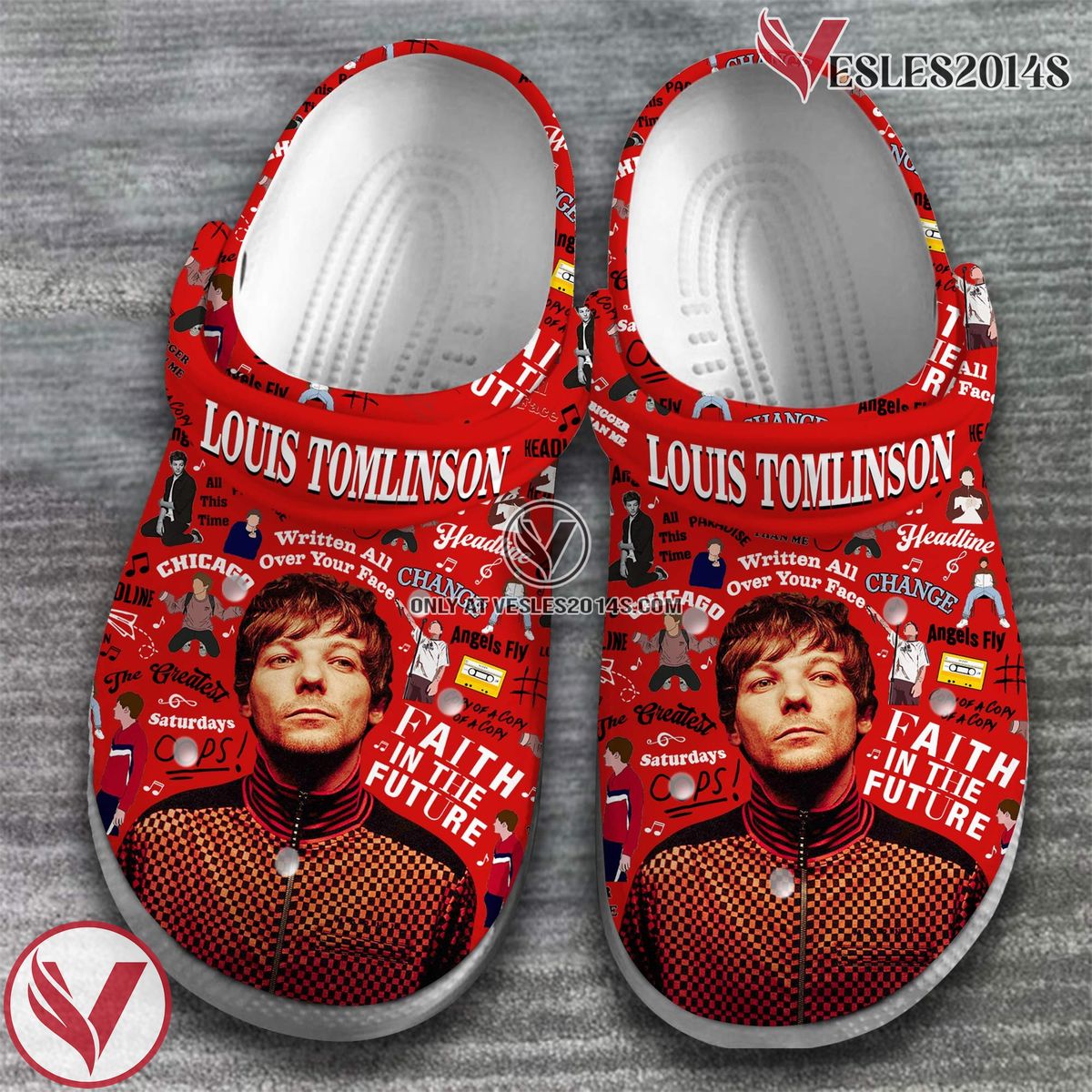 Louis Tomlinson Singer Music Crocs Crocband Clogs Shoes, Unique Gifts For Fans Style 3 - Vesles2014S 2