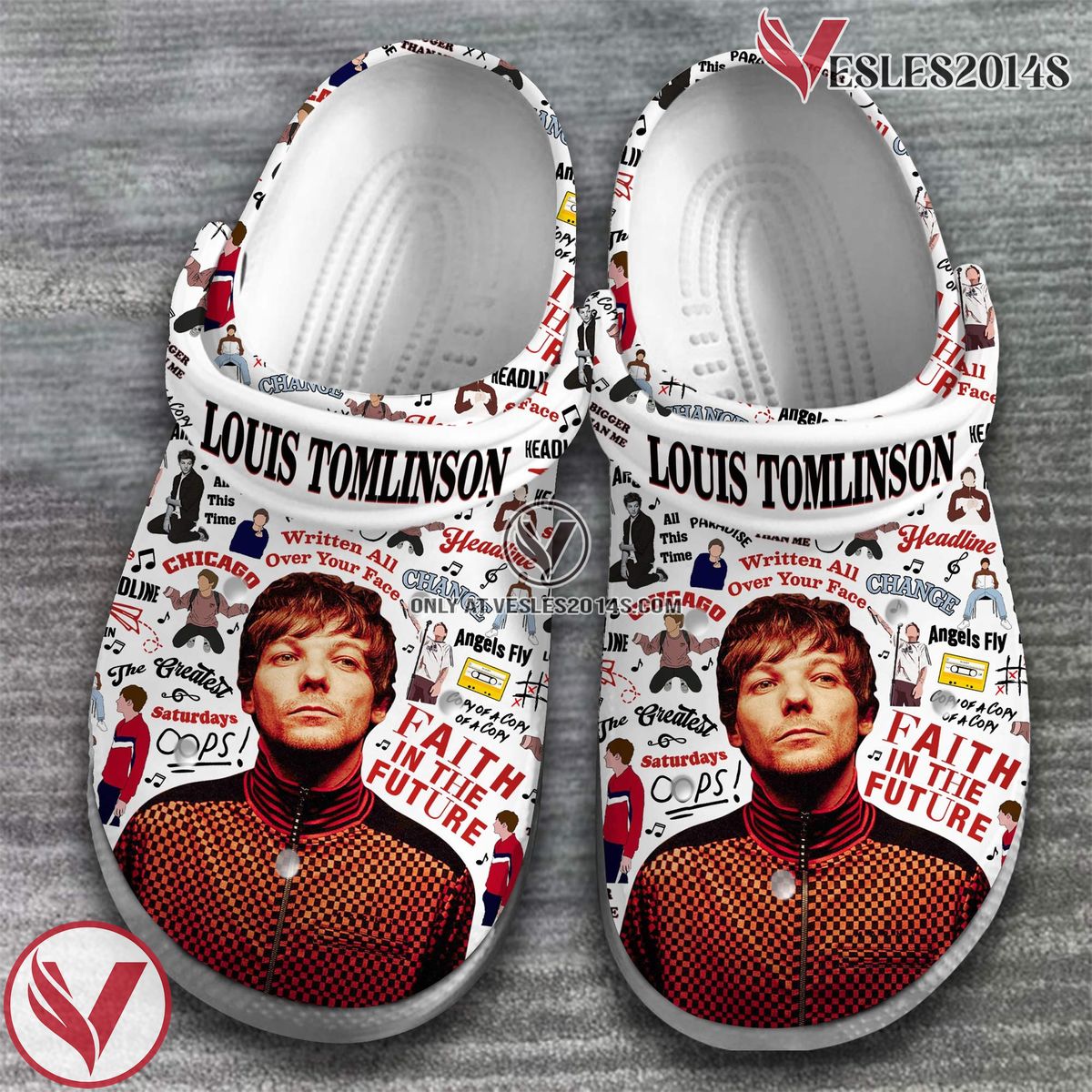 Louis Tomlinson Singer Music Crocs Crocband Clogs Shoes, Unique Gifts For Fans Style 5 - Vesles2014S 2