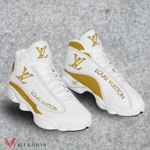 Louis Vuitton Logo Air Jordan 13 Shoes, Best Sneaker Gifts For Fans - Vesles2014s