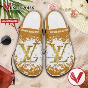 Louis Vuitton Logo Crocs Shoes For Men And Women, Unique Clogs Shoes For Fans - Vesles2014S 1