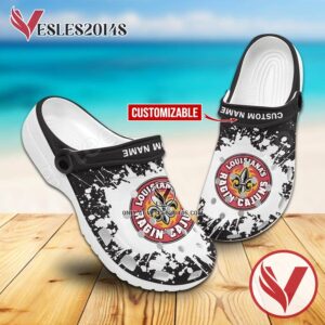Louisiana-Lafayette Logo Custom Crocs Shoes For Men And Women, Unique Clogs Shoes For Fans - Vesles2014S