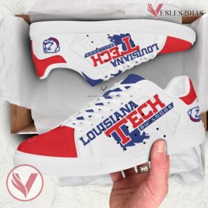 Louisiana Tech Bulldogs Print Stan Smith Shoes, Best Sneaker For Fans - Vesles2014s 1