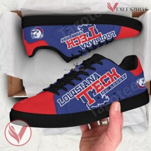 Louisiana Tech Bulldogs Print Stan Smith Shoes, Best Sneaker For Fans - Vesles2014s