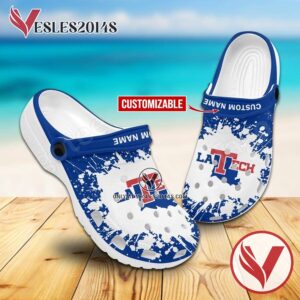 Louisiana Tech Logo Custom Crocs Shoes For Men And Women, Unique Clogs Shoes For Fans - Vesles2014S