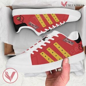 Louisville Cardinals Print Stan Smith Shoes, Best Sneaker For Fans - Vesles2014s 1