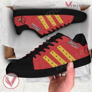 Louisville Cardinals Print Stan Smith Shoes, Best Sneaker For Fans - Vesles2014s