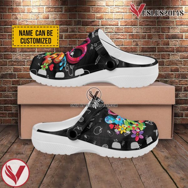 Love Art Teachers Customized Crocs Crocband Clogs Shoes Comfortable For Men Women and Kids, Unique Gift From  Vesles2014S 2