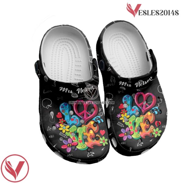 Love Art Teachers Customized Crocs Crocband Clogs Shoes Comfortable For Men Women and Kids, Unique Gift From  Vesles2014S 4