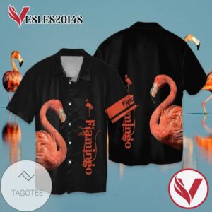 Love Flamingo For Men And Women Graphic Print Short Sleeve Hawaiian Casual Shirt Vesles2014S 1