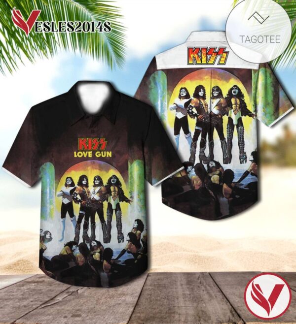 Love Gun Album By Kiss Hawaiian Shirt, Best Gift For Music Lovers Vesles2014S