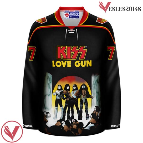 Love Gun KISS SUB Hockey Jersey - Vesles2014S 2