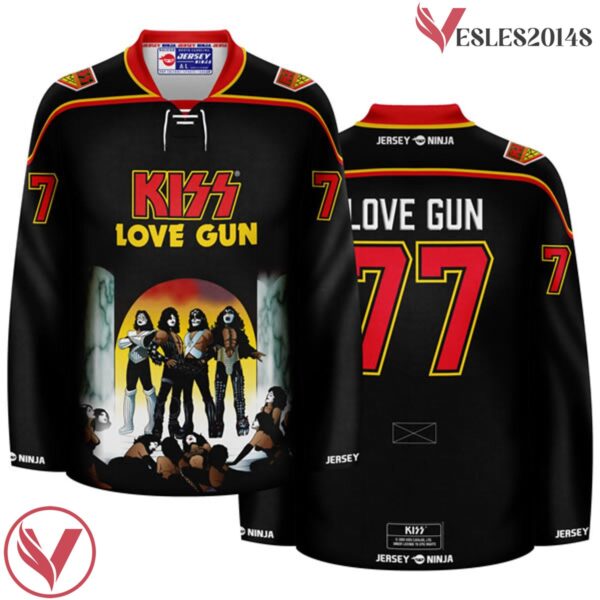 Love Gun KISS SUB Hockey Jersey - Vesles2014S