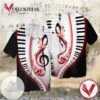 Love Piano For Men And Women Graphic Print Short Sleeve Hawaiian Casual Shirt Vesles2014S