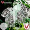 Love White Tiger 1 For men And Women Graphic Print Short Sleeve Hawaiian Casual Shirt Vesles2014S