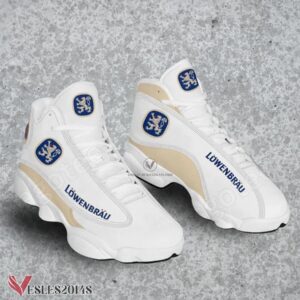Lowenbrau Logo Air Jordan 13 Shoes, Best Sneaker Gifts For Fans - Vesles2014s