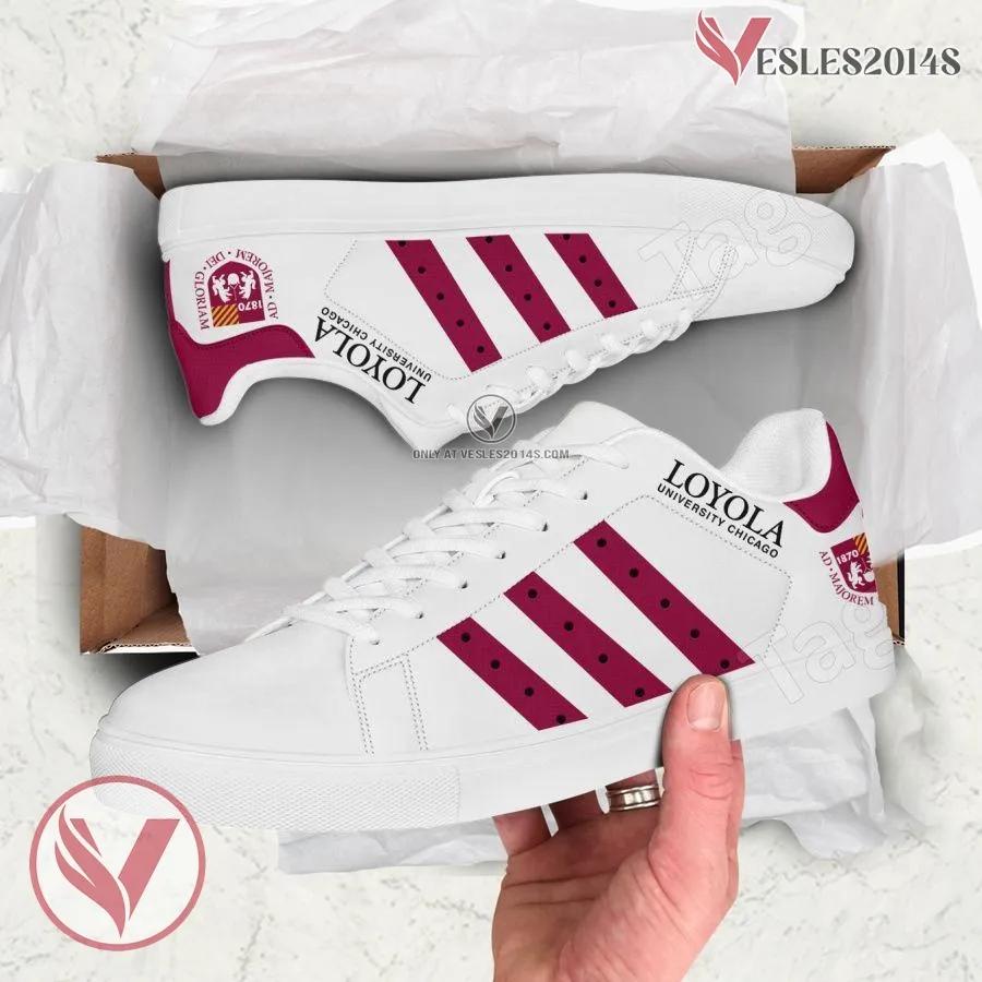 Loyola University Chicago Stan Smith Shoes For Men And Womens - Vesles2014s
