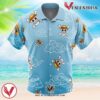 Luffy Pattern One Piece Hawaiian Button Up Shirt, Perfect Gifts For Anime Lovers - Vesles2014S