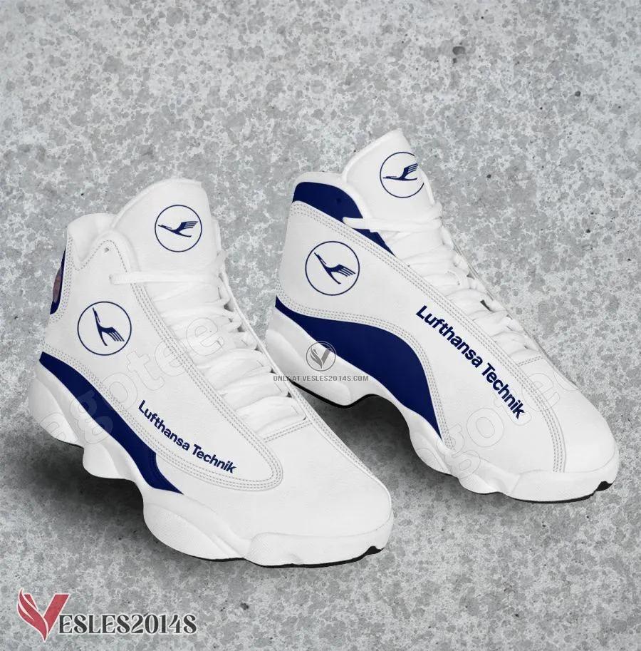 Lufthansa Technik Logo Air Jordan 13 Shoes, Best Sneaker Gifts For Fans - Vesles2014s