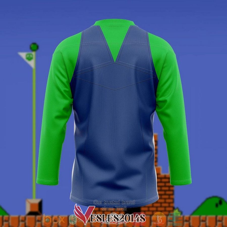 Luigi Hockey Jersey Shirt, Trending Gifts For Fans - Vesles2014s 3