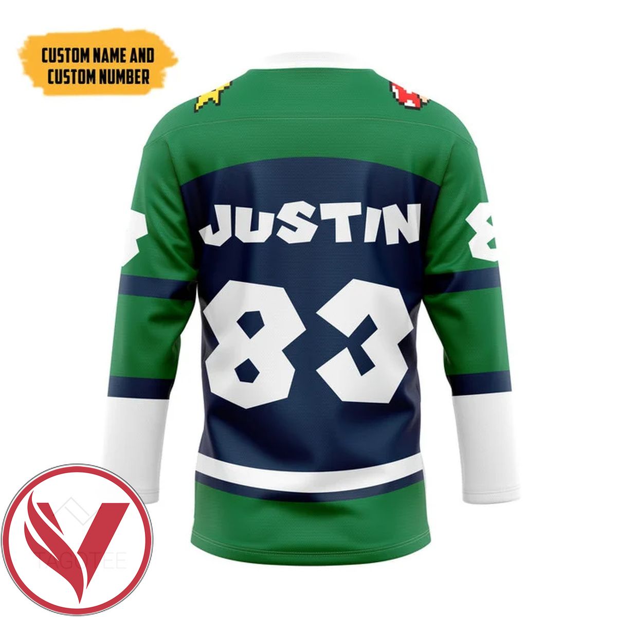Luigi Sports Custom Name Custom Number Hockey Jersey, Trending Gifts For Fans - Vesles2014s 2
