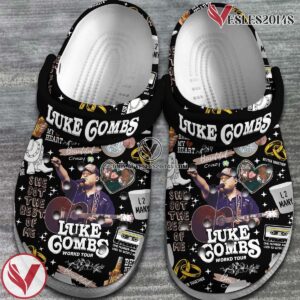 Luke Combs Singer Music Crocs Crocband Clogs Shoes, Unique Gifts For Fans Style 3 - Vesles2014S 2