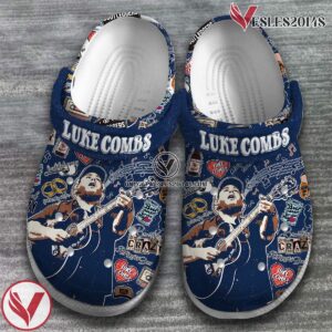 Luke Combs Singer Music Crocs Crocband Clogs Shoes, Unique Gifts For Fans Style 6 - Vesles2014S 2
