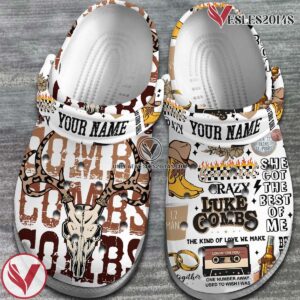 Luke Combs Singer Music Crocs Crocband Clogs Shoes, Unique Gifts For Fans Style 7 - Vesles2014S 2
