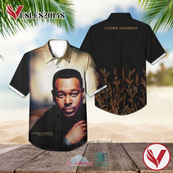 Luther Vandross Dance With My Father Album Hawaiian Shirt, Best Gift For Music Lovers Vesles2014S