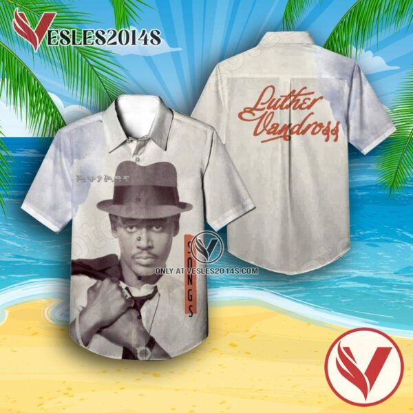 Luther Vandross Songs Album Cover Hawaiian Shirt, Unique Gifts For Music Lovers - Vesles2014S