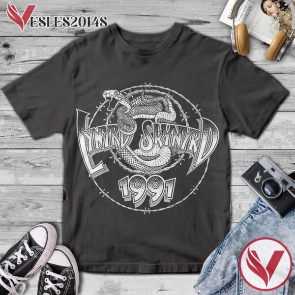 Lynyrd Skynyrd 1991 Album Cover Shirt, Perfect Gifts For Music Lovers - Vesles2014S